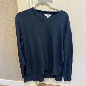Blue crew neck
